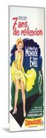 The Seven Year Itch, French Movie Poster, 1955-null-Mounted Art Print