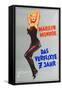 The Seven Year Itch, German Movie Poster, 1955-null-Framed Stretched Canvas