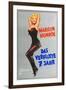 The Seven Year Itch, German Movie Poster, 1955-null-Framed Premium Giclee Print