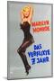 The Seven Year Itch, German Movie Poster, 1955-null-Mounted Art Print