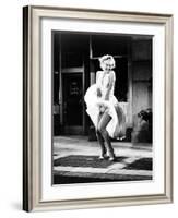 The Seven Year Itch, Marilyn Monroe, 1955-null-Framed Photo