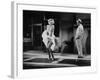 The Seven Year Itch, Marilyn Monroe, Tom Ewell, 1955-null-Framed Premium Photographic Print