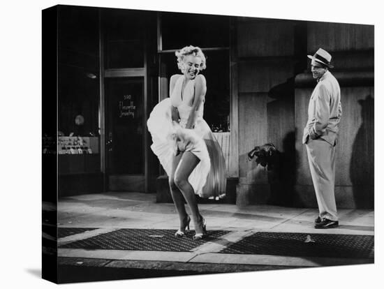 The Seven Year Itch, Marilyn Monroe, Tom Ewell, 1955-null-Stretched Canvas