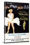 The Seven Year Itch, US Poster Art, Marilyn Monroe, Tom Ewell, 1955-null-Stretched Canvas