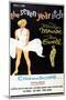 The Seven Year Itch, US Poster Art, Marilyn Monroe, Tom Ewell, 1955-null-Mounted Art Print