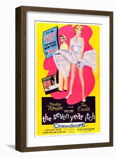 The Seven Year Itch-null-Framed Art Print