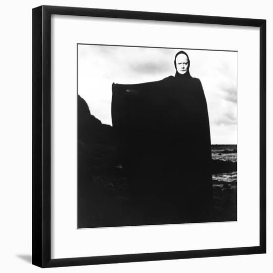 The Seventh Seal, Bengt Ekerot, 1957-null-Framed Photo