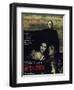 The Seventh Seal, Bengt Ekerot, Bibi Andersson, Nils Poppe on Japanese Poster Art, 1957-null-Framed Art Print