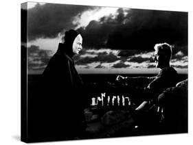 The Seventh Seal, Bengt Ekerot, Max Von Sydow, 1957-null-Stretched Canvas