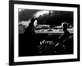 The Seventh Seal, Bengt Ekerot, Max Von Sydow, 1957-null-Framed Photo