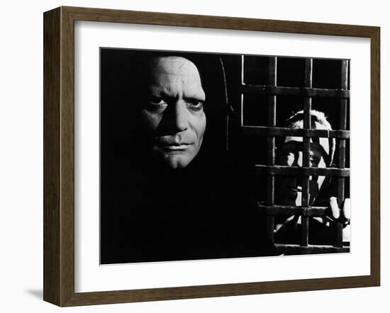 The Seventh Seal, Bengt Ekerot, Max Von Sydow, 1957-null-Framed Photo