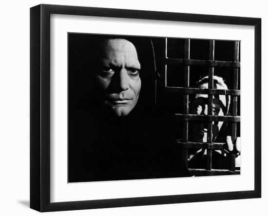 The Seventh Seal, Bengt Ekerot, Max Von Sydow, 1957-null-Framed Photo