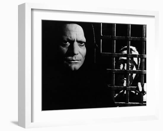 The Seventh Seal, Bengt Ekerot, Max Von Sydow, 1957-null-Framed Photo