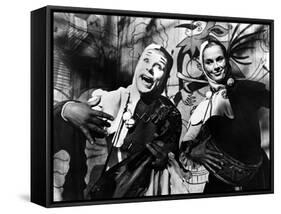 The Seventh Seal, Nils Poppe, Bibi Andersson 1957-null-Framed Stretched Canvas