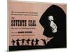 The Seventh Seal, UK Movie Poster, 1957-null-Mounted Art Print