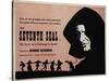 The Seventh Seal, UK Movie Poster, 1957-null-Stretched Canvas