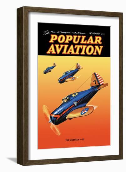 The Seversky P-35-Herman R. Bollin-Framed Art Print