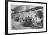 The Sewers of Paris - the Wagon Illustration by Jules Pelcoq-Stefano Bianchetti-Framed Giclee Print