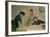 The Sewing Class-Carl Frederic Aagaard-Framed Giclee Print