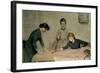 The Sewing Class-Carl Frederic Aagaard-Framed Giclee Print