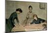The Sewing Class-Carl Frederic Aagaard-Mounted Giclee Print