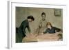 The Sewing Class-Alix d' Anethan-Framed Giclee Print