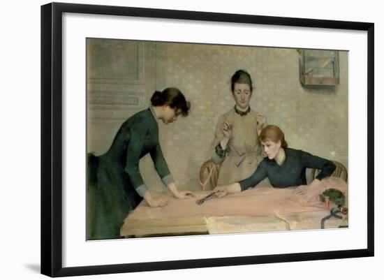 The Sewing Class-Alix d' Anethan-Framed Giclee Print