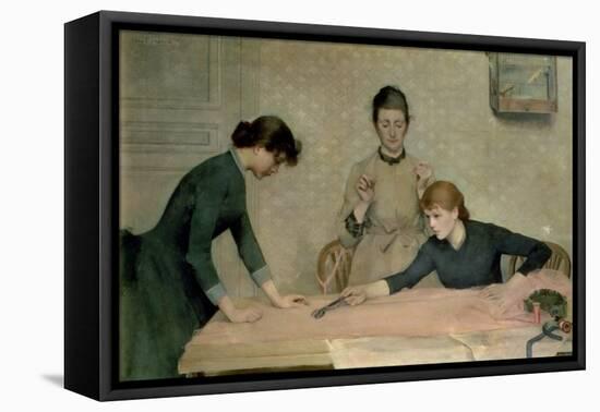 The Sewing Class-Alix d' Anethan-Framed Stretched Canvas