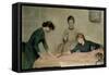 The Sewing Class-Alix d' Anethan-Framed Stretched Canvas