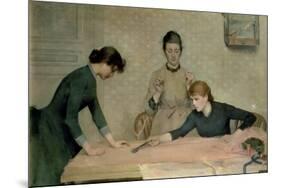The Sewing Class-Alix d' Anethan-Mounted Giclee Print