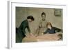 The Sewing Class-Alix d' Anethan-Framed Giclee Print