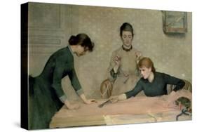 The Sewing Class-Alix d' Anethan-Stretched Canvas