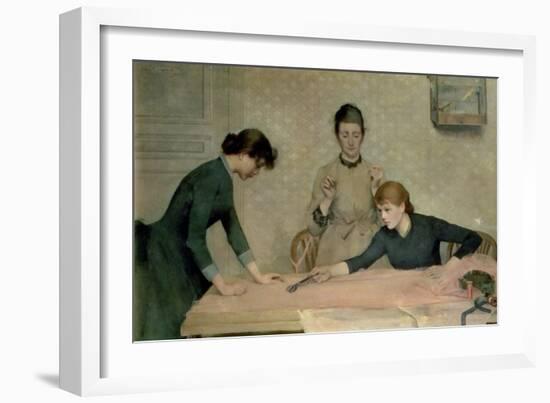 The Sewing Class-Carl Frederic Aagaard-Framed Giclee Print