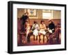 The Sewing Lesson-Constant Mayer-Framed Giclee Print