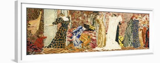 The Sewing Workshop I-Edouard Vuillard-Framed Premium Giclee Print