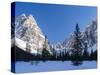 The Sexten Sundial, Valley Fischleintal, Sexten Dolomites, Italy-Martin Zwick-Stretched Canvas
