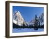 The Sexten Sundial, Valley Fischleintal, Sexten Dolomites, Italy-Martin Zwick-Framed Photographic Print