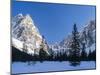 The Sexten Sundial, Valley Fischleintal, Sexten Dolomites, Italy-Martin Zwick-Mounted Photographic Print