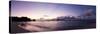 The Seychelles, Evening Mood, View to Praslin, Panorama-Catharina Lux-Stretched Canvas