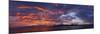 The Seychelles, Evening Mood, View to Praslin, Panorama-Catharina Lux-Mounted Photographic Print