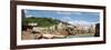 The Seychelles, La Digue, Beach, Rocks, Anse Marron, Panorama-Catharina Lux-Framed Photographic Print
