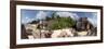 The Seychelles, La Digue, Beach, Rocks, Anse Source D' Argent, Panorama-Catharina Lux-Framed Photographic Print