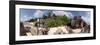 The Seychelles, La Digue, Beach, Rocks, Anse Source D' Argent, Panorama-Catharina Lux-Framed Photographic Print