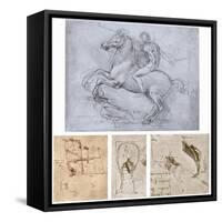 The Sforza Monument, C1488-1493-Leonardo da Vinci-Framed Stretched Canvas