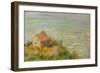 The Shack of the Customs Officials, Afternoon; 1882-Claude Monet-Framed Giclee Print