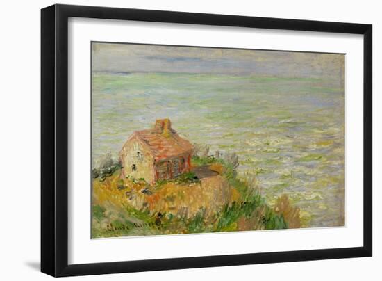 The Shack of the Customs Officials, Afternoon; 1882-Claude Monet-Framed Giclee Print