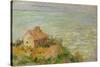 The Shack of the Customs Officials, Afternoon; 1882-Claude Monet-Stretched Canvas