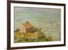 The Shack of the Customs Officials, Afternoon; 1882-Claude Monet-Framed Giclee Print