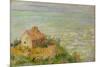 The Shack of the Customs Officials, Afternoon; 1882-Claude Monet-Mounted Giclee Print