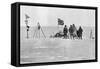 The Shackleton Camp, Antarctica, Christmas Day, 1908-null-Framed Stretched Canvas